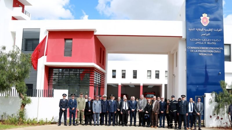 عامل النواصر ورئيس جهة الدارالبيضاء-سطات يشرفان على افتتاح مقر القيادة الإقليمية للوقاية المدنية