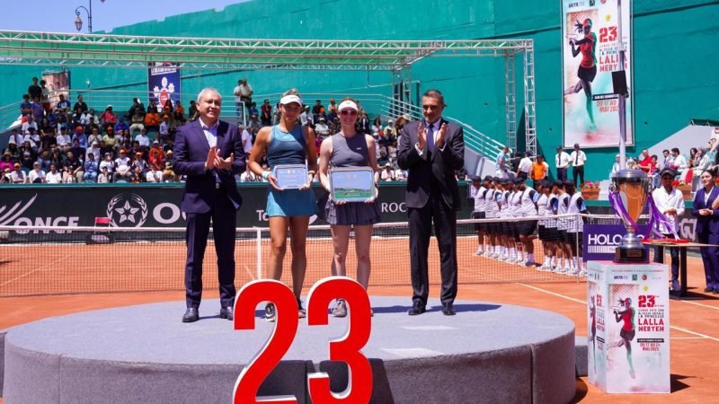 الدورة 23 للجائزة الكبرى لصاحبة السمو الملكي الأميرة للا مريم لكرة المضرب  مايا جوينت الأوسترالية تحقق أول لقب لها في رابطة محترفات التنس