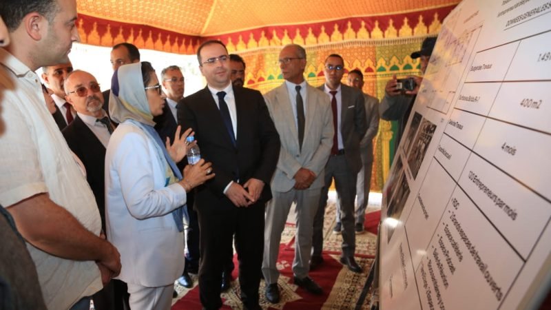 تدشين منصة تكوين وإدماج الشباب عبر مهن البناء بدار بوعزة