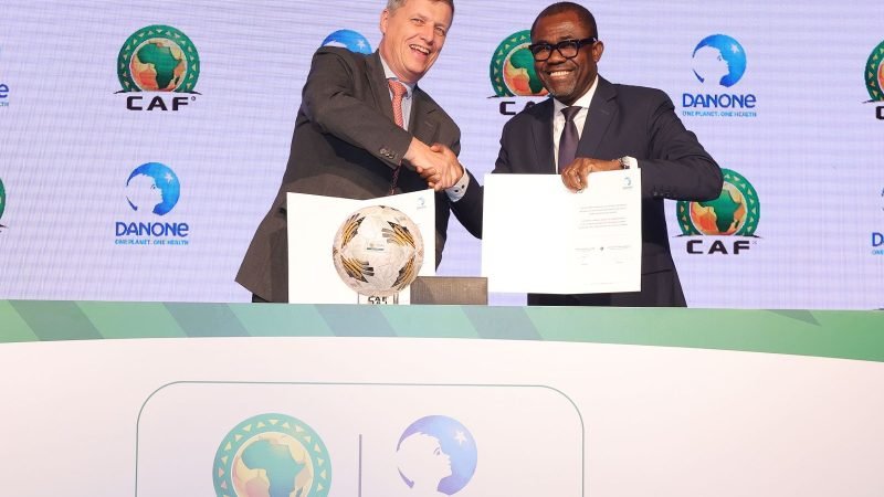 دانون شريك رسمي للاتحاد الإفريقي لكرة القدم (الكاف)