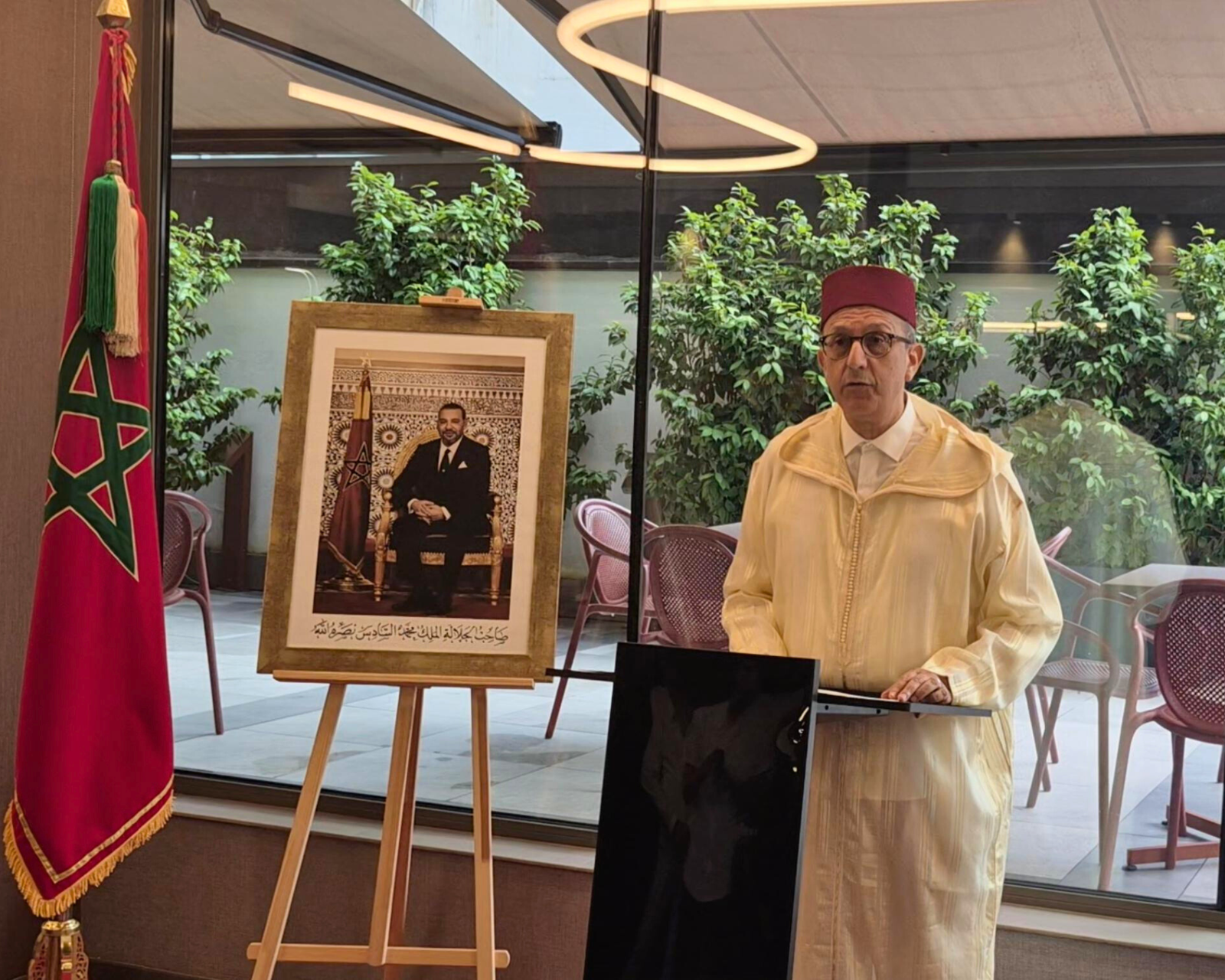 حفل استقبال بهيج ببيلباو بمناسبة الذكرى 26 لعيد العرش المجيد